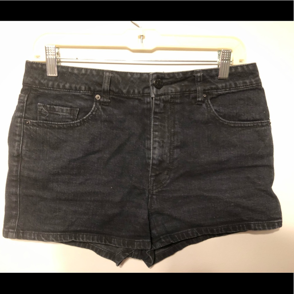 BDG high waist urban outfitters navy denim shorts